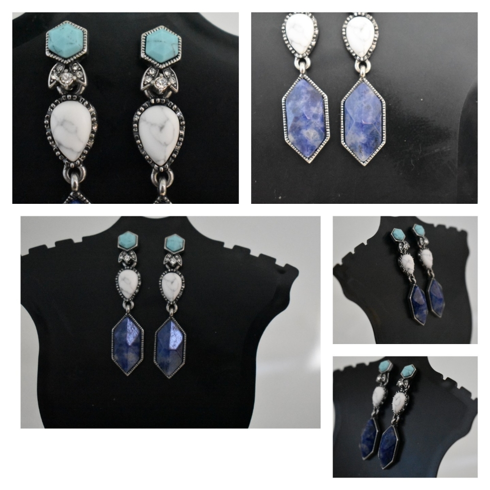 Natural stone earrings